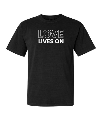 Love Lives On Embroidered Tee